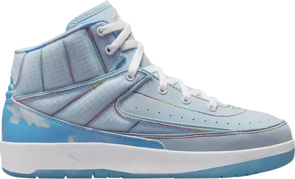 Кроссовки J. Balvin x Air Jordan 2 Retro PS, синий