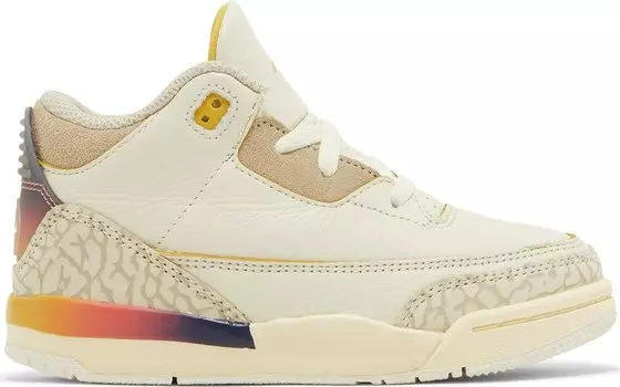 Кроссовки J. Balvin x Air Jordan 3 Retro TD 'Medelln Sunset', кремовый