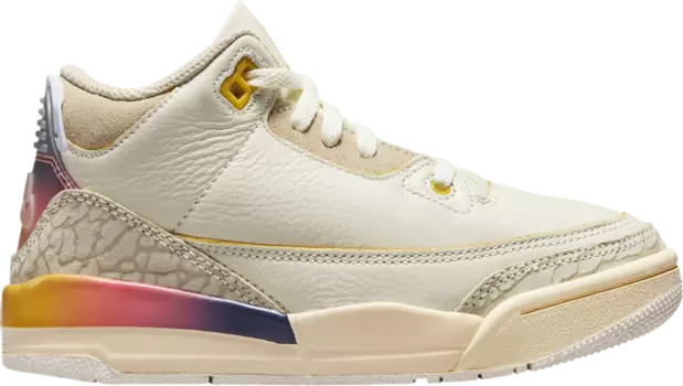 Кроссовки J. Balvin x Air Jordan 3 Retro PS 'Medelln Sunset', кремовый