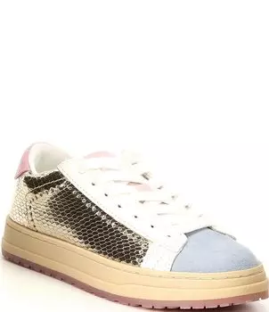 Кроссовки J-Molly Metallic для девочек Steve Madden (Молодежь), золотой