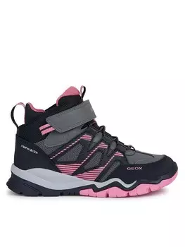 Кроссовки J Montrack Girl B Ab J36LHA 0FUME C9A8N Geox, серый