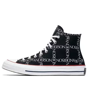 Кроссовки j.w. anderson x chuck 70 hi top 'grid' Converse, черный