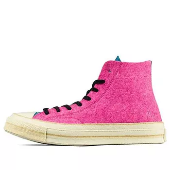 Кроссовки j.w. anderson x chuck 70 hi top 'felt' Converse, розовый