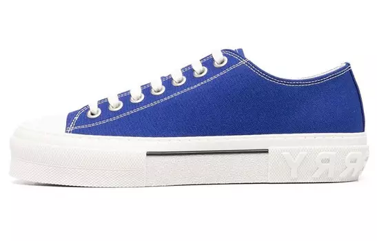 Кроссовки Jack Flatform синего цвета Burberry