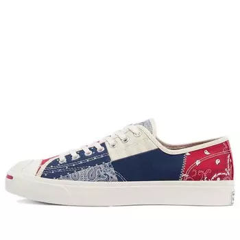 Кроссовки jack purcell multi-color red/white/blue Converse, красный