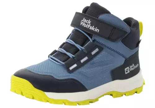 Кроссовки Jack Wolfskin "CYROX TEXAPORE MID K", водонепроницаемые, синий