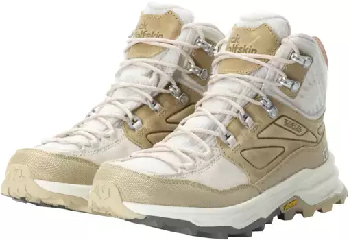 Кроссовки Jack Wolfskin "CYROX TEXAPORE MID W", водонепроницаемые, бежевый