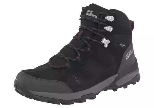 Кроссовки Jack Wolfskin "GREAT HIKE 2 TEXAPORE MID W", водонепроницаемые, фиолетовый