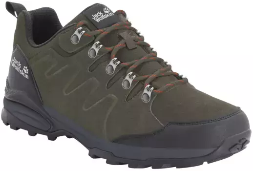 Кроссовки Jack Wolfskin "REFUGIO TEXAPORE LOW M", водонепроницаемые, хаки