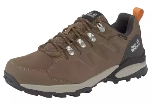 Кроссовки Jack Wolfskin "REFUGIO TEXAPORE LOW W", водонепроницаемые, коричневый