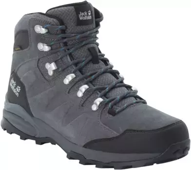 Кроссовки Jack Wolfskin "REFUGIO TEXAPORE MID M", водонепроницаемые, черный