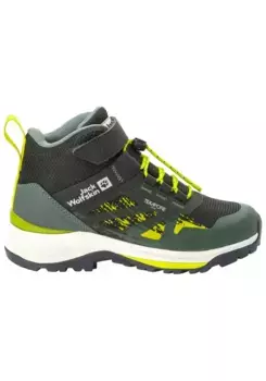 Кроссовки Jack Wolfskin "VILLI HIKER TEXAPORE MID K", зеленый