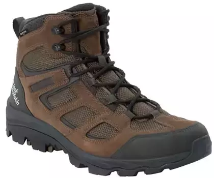 Кроссовки Jack Wolfskin "VOJO 3 TEXAPORE MID M", водонепроницаемые, коричневый