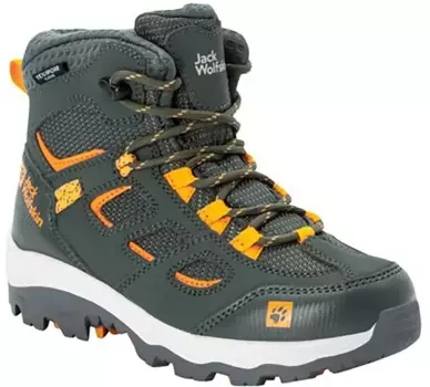 Кроссовки Jack Wolfskin "VOJO TEXAPORE MID K", водонепроницаемые, зеленый