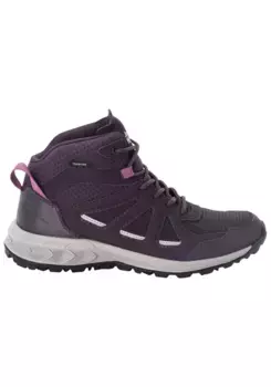 Кроссовки Jack Wolfskin "WOODLAND 2 TEXAPORE MID W", фиолетовый