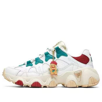 Кроссовки jagger sneakers white/green/red Fila, белый