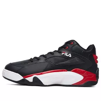 Кроссовки janball mid black/red/white Fila, черный