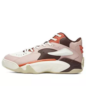 Кроссовки janball mid pink/brown Fila, розовый