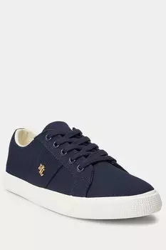 Кроссовки Janson II из парусины Lauren Ralph Lauren, синий