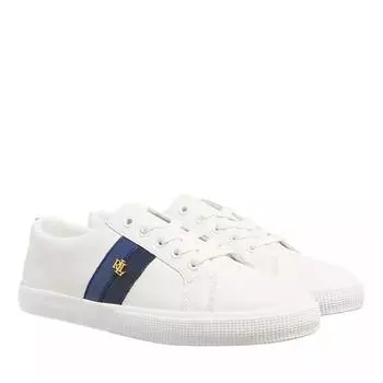 Кроссовки janson ii sneakers low top lace snow white rfnd nvy indg Lauren Ralph Lauren, белый