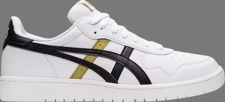Кроссовки japan s 'white black yellow' Asics, белый