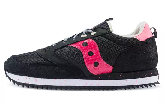 Кроссовки Jazz Original для бега мужские с низким верхом, черные/красные Saucony
