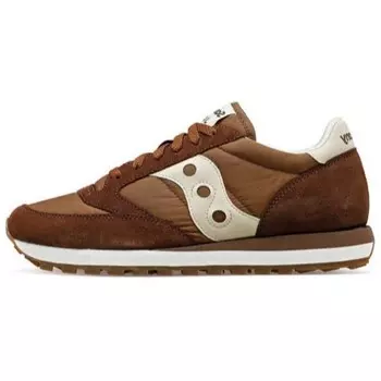 Кроссовки Jazz Original для бега мужские с низким верхом коричневого цвета Saucony