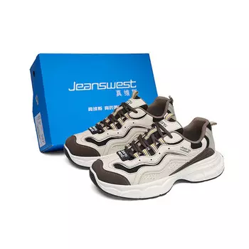 Кроссовки JEANSWEST Chunky Sneakers Unisex Low-top, белый/черный