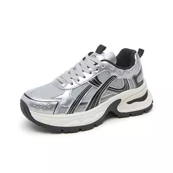 Кроссовки JEANSWEST Chunky Sneakers Women's Low-top, бежевый