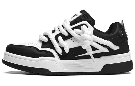 Кроссовки JEANSWEST Skateboarding Shoes Unisex Low-top, белый/серый