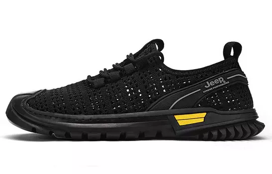 Кроссовки Jeep Casual Shoes Men Low-Top Black, черный