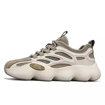 Кроссовки Jeep Chunky Sneakers Men Low-top Khaki, хаки