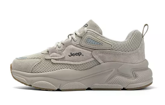 Кроссовки Jeep Chunky Sneakers Women's Low-top Light Gray, светло-серый