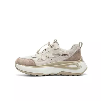 Кроссовки Jeep Chunky Sneakers Women's Low-top, черный/оранжевый