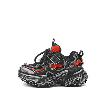 Кроссовки Jeep Kids Lifestyle Shoes GS Low-top Red, черный/красный