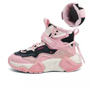 Кроссовки Jeep Kids Lifestyle Shoes Kids High-top Cherry Blossom Powder, черный