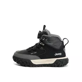 Кроссовки Jeep Kids Lifestyle Shoes Kids High-top Gray, черный/серый