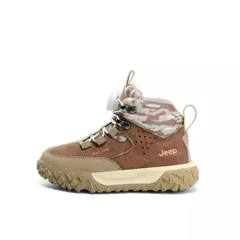 Кроссовки Jeep Kids Lifestyle Shoes Kids High-top Pink, коричневый