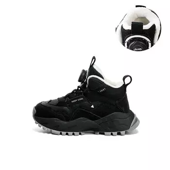 Кроссовки Jeep Kids Lifestyle Shoes Kids High-top Gray, черный