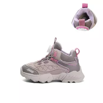 Кроссовки Jeep Kids Lifestyle Shoes Kids High-top Pink/Purple, фиолетовый