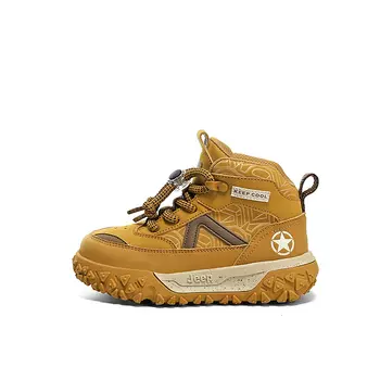 Кроссовки Jeep Kids Lifestyle Shoes Kids High-top Brown, коричневый