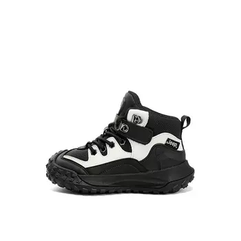 Кроссовки Jeep Kids Lifestyle Shoes Kids High-top Black/beige, черный/бежевый