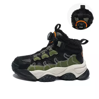Кроссовки Jeep Kids Lifestyle Shoes Kids High-top Black, зеленый
