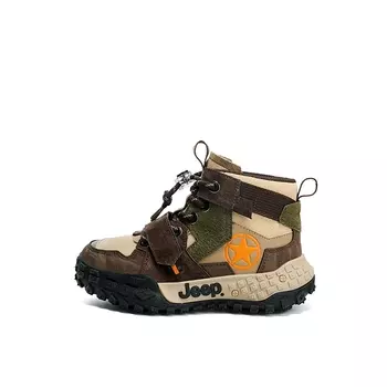 Кроссовки Jeep Kids Lifestyle Shoes Kids High-top Brown, цвет Mocha