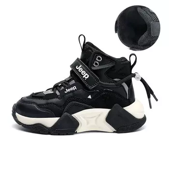 Кроссовки Jeep Kids Lifestyle Shoes Kids High-top Black, черный
