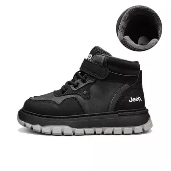 Кроссовки Jeep Kids Lifestyle Shoes Kids High-top Gray, черный