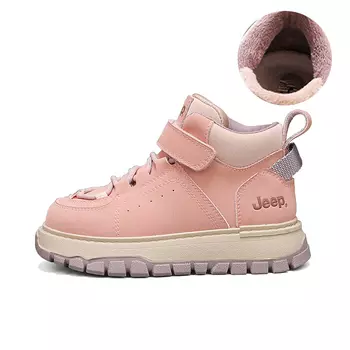 Кроссовки Jeep Kids Lifestyle Shoes Kids High-top Beige/Gray, розовый
