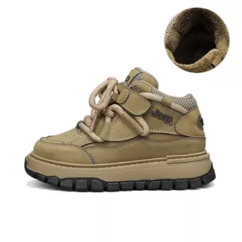 Кроссовки Jeep Kids Lifestyle Shoes Kids High-top Black, хаки