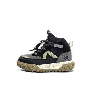 Кроссовки Jeep Kids Lifestyle Shoes Kids High-top Black, зеленый