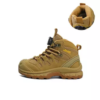 Кроссовки Jeep Kids Lifestyle Shoes Kids High-top Yellow, темно-желтый